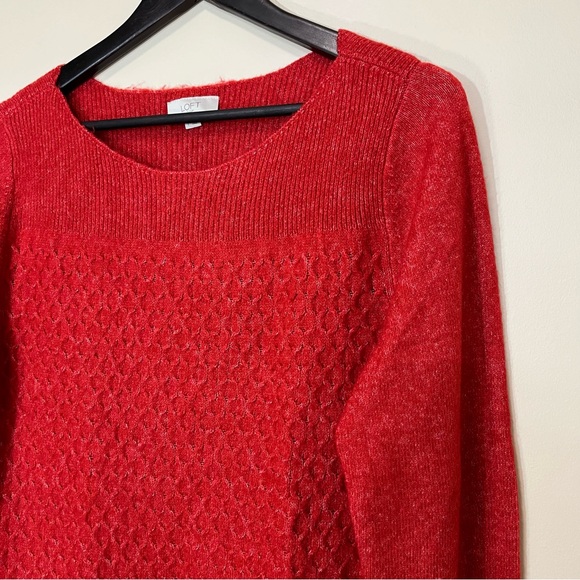 LOFT Outlet Long Sleeve Knit Sweater - Super Soft Acrylic - Picture 3 of 11